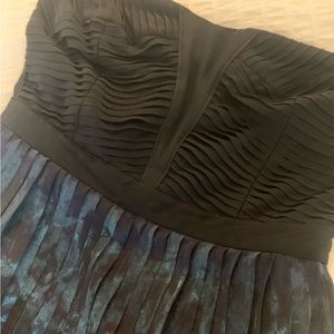 Anthropologie Black and Watercolour Maxi Size 0